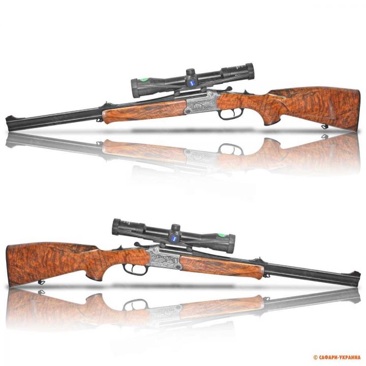 Штуцер Blaser BB 97 Luxus, кал: 8 x 57 IRS, ствол: 56 см., с гравировкой кабаны