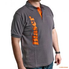 Хлопковая поло футболка Blaser F3 Polo Shirts, цвет: серый