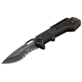 Складной нож Boker Plus Spearpoint AK 10, с серрейторной заточкой