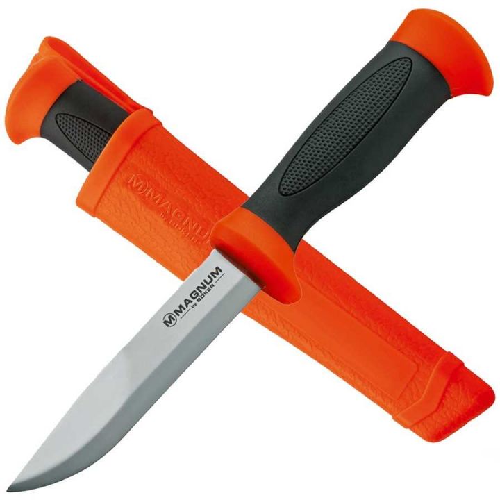 Ніж туристичний Boker Magnum Nordic Orange, довжина клинка113 мм 