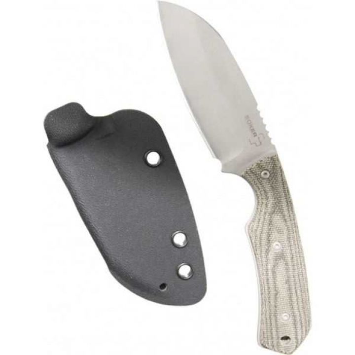 Невеликий мисливський ніж Boker SOB, довжина клинка 84 мм, микарта 