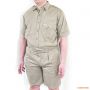 Тенниска для сафари Boy Short-Sleeve Safari Shirt, цвет: хаки