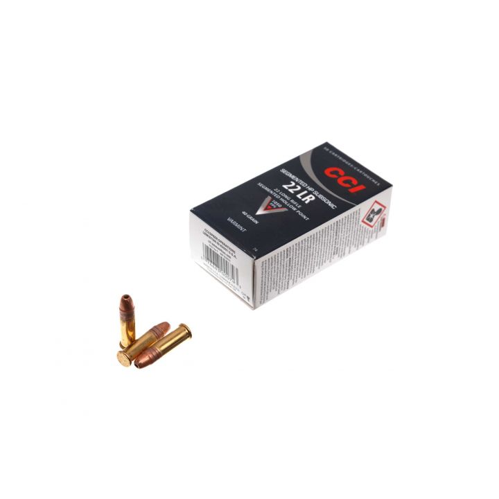 Патрон CCI Subsonic Segmented, кал.22 LR, тип пули: CPSHP, вес: 40grs/2.6 г