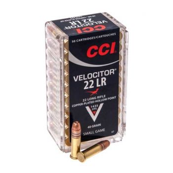 Патрон CCI VELOCITOR, кал.22 LR, вес: 2,6 г/40 gr