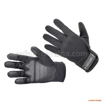 Перчатки Defcon 5 SHOOTING AMARA GLOVES WITH REINFORSED PALM BLACK. Цвет - черный