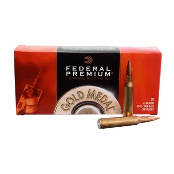 Патрон Federal Premium Gold Medal, кал.338 Lapua Mag, SIERRA Match King BTHP, вес: 300grs/19.44г