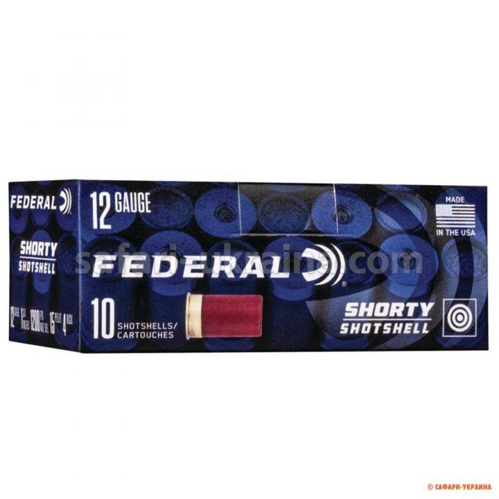 Патрон Federal Shorty Shotshell, кал.12/44,5, картечь 6,1 мм (15 шаров)