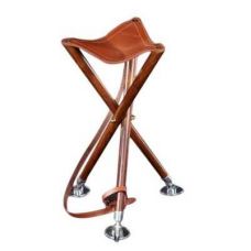 Стілець складаний на трьох дерев`яних ніжках Gastrock Trioled, 75см