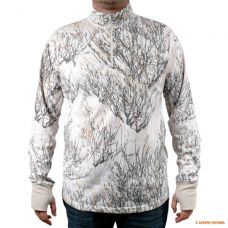 Чоловіча термофутболка для полювання Ghost Camo Base Layer Top, зимовий камуфляж