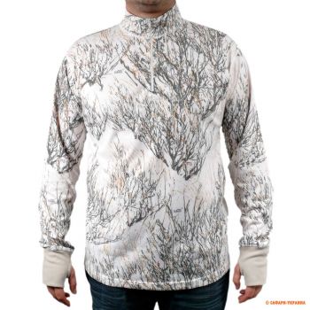 Мужская термофутболка для охоты Ghost Camo Base Layer Top, зимний камуфляж