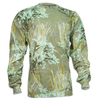 Камуфлированная футболка с длинным рукавом Ghost Camo T-Shirt, PGU