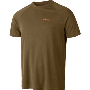 Футболка Harkila Herlet Tech, антибактериальная пропитка Polygiene®, цвет Light Khaki