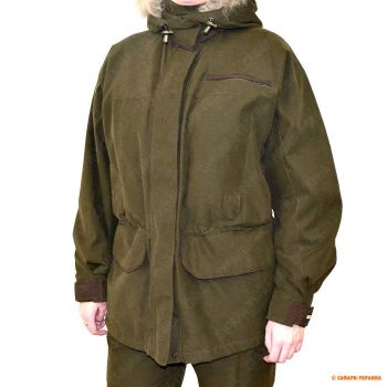 Зимняя женская куртка для охоты Harkila Grace, оливковая, мембрана Gore-Tex