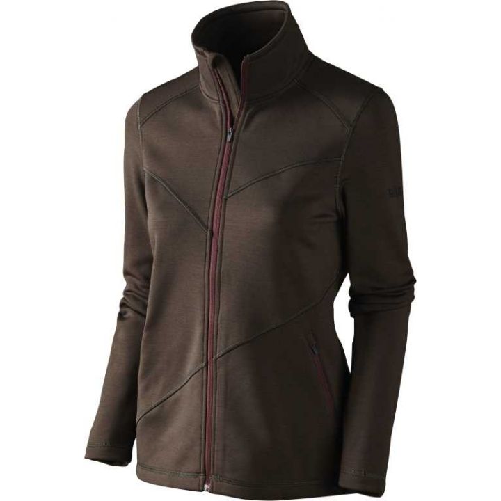 Флисовая кофта женская Harkila Disa Lady Full Zip Fleece, цвет Demitasse Brown