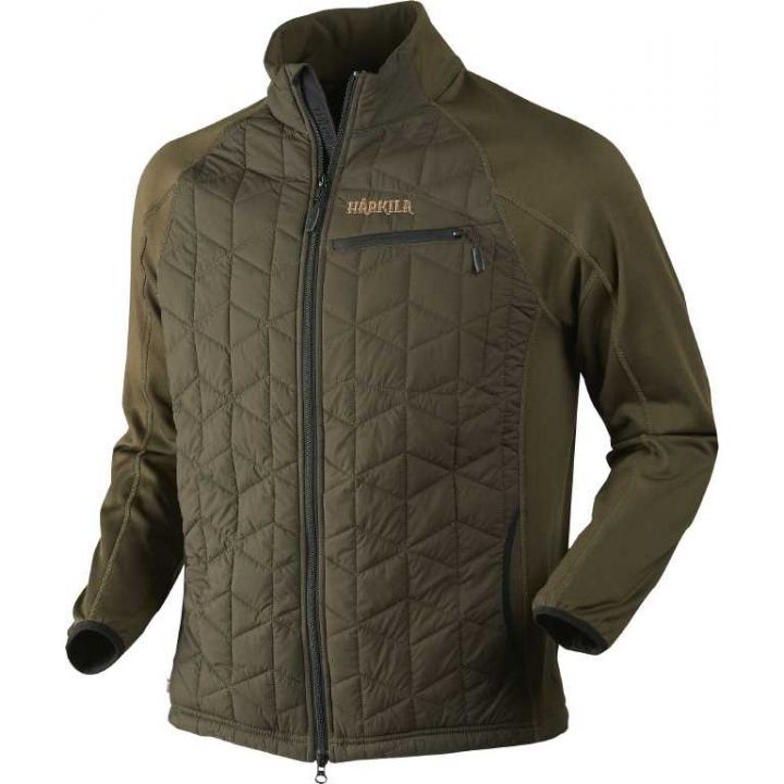 Куртка для ходового полювання Harkila Hjartvar Insulated Hybrid, утеплювач PrimaLoft® Silver, колір Willow Green 