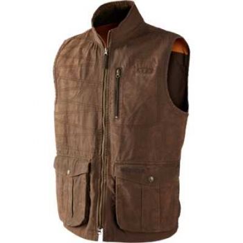 Хлопковый жилет для охоты Harkila PH Range waistcoat, цвет Dark sand