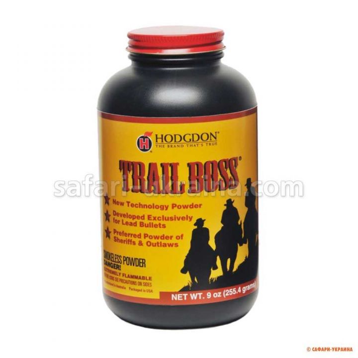 Порох охотничий Hodgdon Trailboss, для патронов с низкой скоростью, вес - 0.255 кг