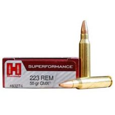 Патрон Hornady Superformance, кал.223 Rem, тип кулі: GMX, вага: 55 grs/3.56 г