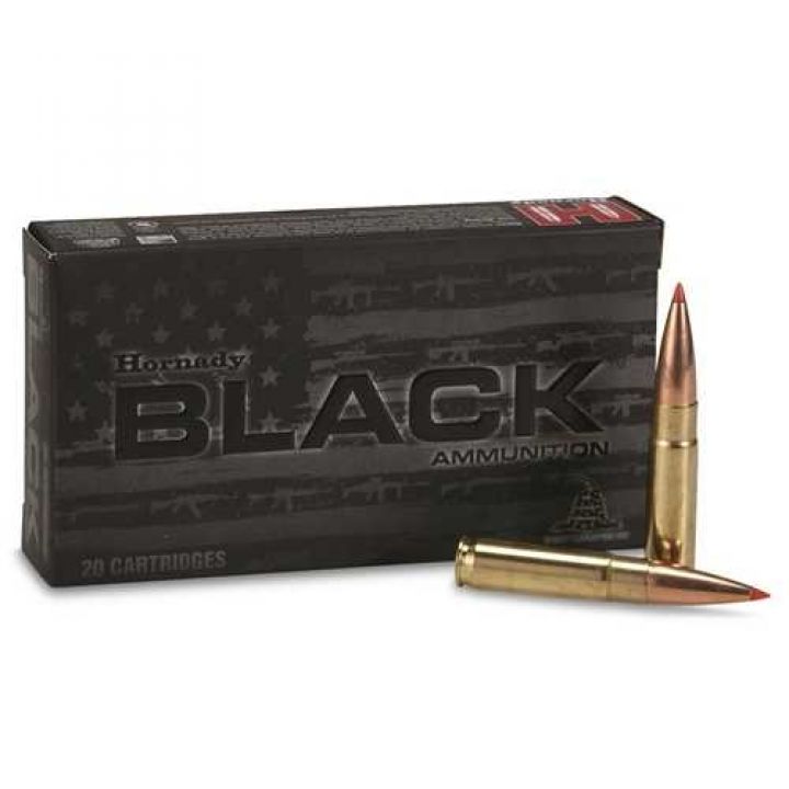 Патрон Hornady Black, кал.300 Whisper/Blackout, тип пули A-Max, масса 13,5 g/ 208 gr