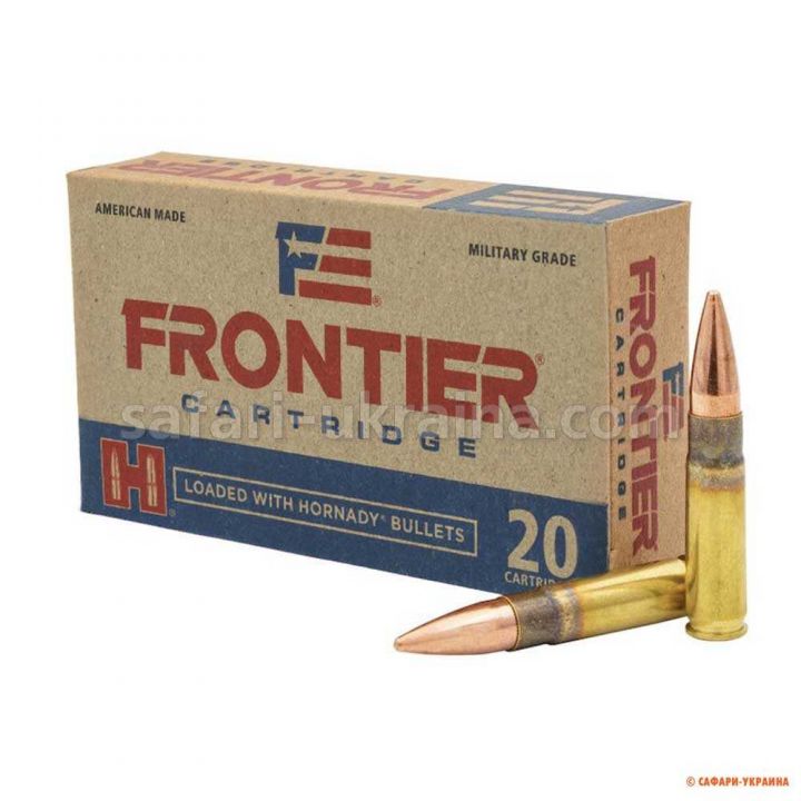 Патрон Hornady Frontier, кал.300 Whisper/Blackout, тип пули FMJ, масса 8,1 g/ 125 gr