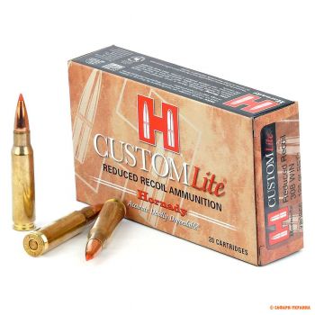 Патрон Hornady Custom Lite, кал.308 Win, SST, вес: 8,1 gr/125 grs