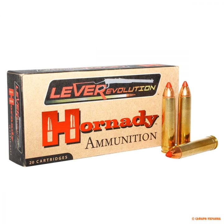 Патрон Hornady LEVERevolution, кал.450 Marlin, FTX (Flex Tip), вес: 21 gr/325 grs