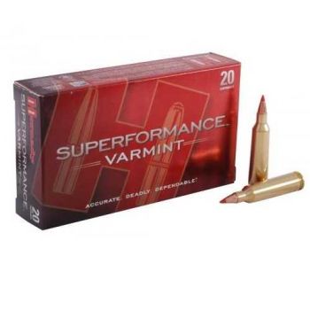 Патрон Hornady Superformance® Varmint, кал.22-250 Rem, тип пули V-Max, масса 3,24 г/ 50 grs