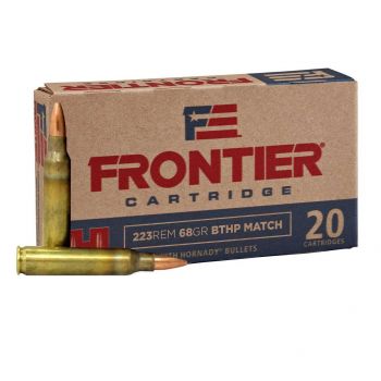 Патрон Hornady Varmint Frontier, кал.223 Rem, тип пули: BTHP, вес: 68 grs/4.4 г