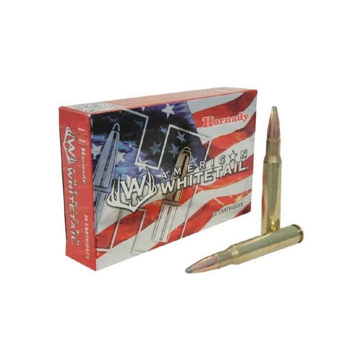 Патрон Hornady American Whitetail, кал.308 Win, тип пули: Interlock Spire Point, вес: 10,7 г/ 165 grs