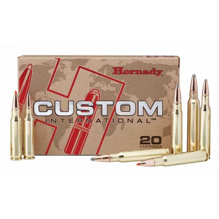 Патрон Hornady Custom International, кал. 9,3x62, Soft Point, вес: 18,5 g/285 grs