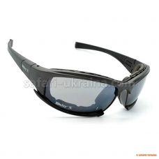 Окуляри тактичні Daisy X7 (Polarized) армійські, 4 комплекта лінз