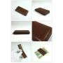 Кожаный зажим для денег Legaсy Leather Money clip, коричневый