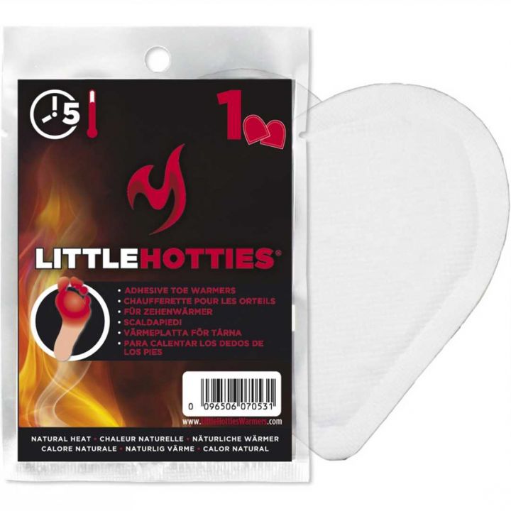 Самонагревающиеся грелки для пальцев ног Little Hotties Toe Warmer, работают 5 часов