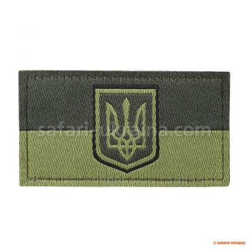 M-Tac нашивка флаг Украины (жаккард) Olive