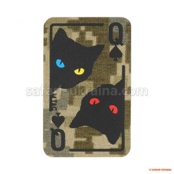 M-Tac нашивка Queen of spades MM14/Black