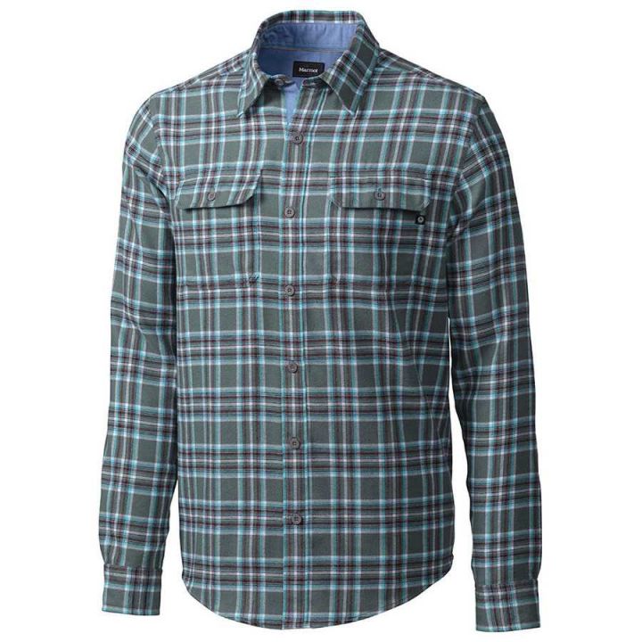 Клетчатая рубашка мужская Marmot Jasper Flannel LS, арт.MRT 52830.4547