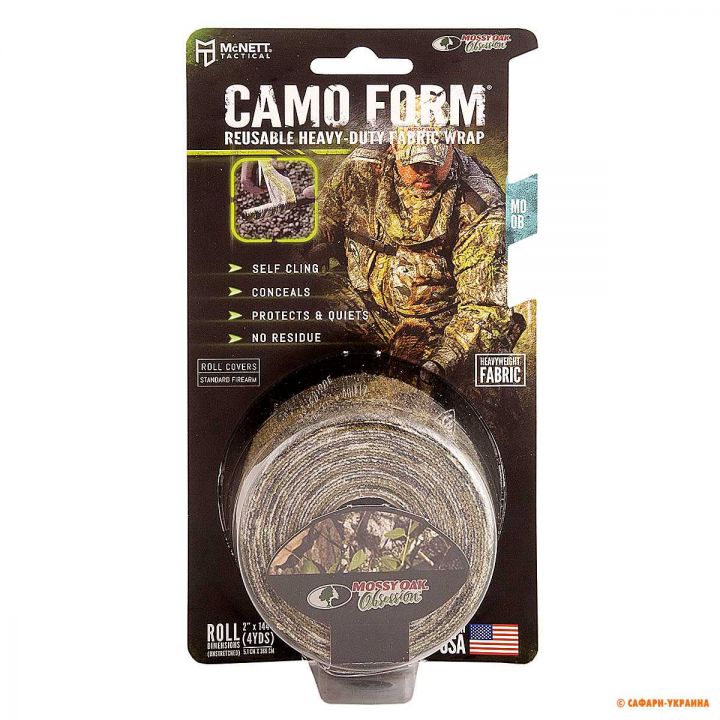 Камуфляжная лента для оружия McNett Camo Form, цвет: Mossy OAK Obsession