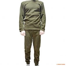 Чоловічий флісовий комплект термобілизни (штани і кофта) MiL Tec, колір olive