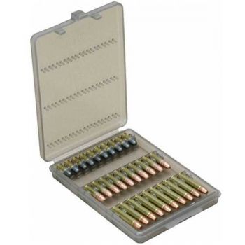 Пластиковый кейс для 30 патронов MTM W30-22-41, для кал. .22CB, .22LR, .22 Magnum, .17HMR