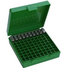 Ящик для патронів MTM, 100 патронів кал. 9mm Luger, 380 ACP, 30 Luger, 9mm Makarov