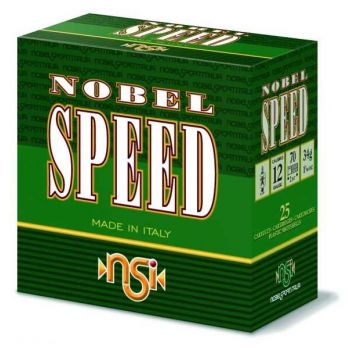 Гладкоствольный патрон Nobel Speed, кал.12/70, дробь №0, 34 г