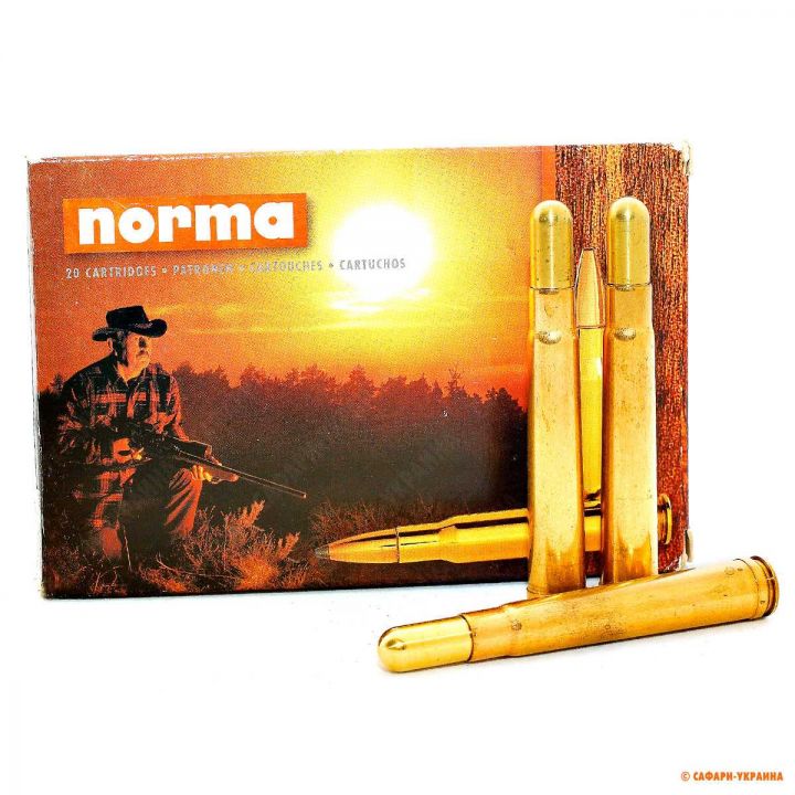 Патрон Norma Barnes, кал.375 H&H Mag, Bonded Solid, вес: 19,4 g/300 grs