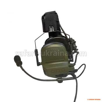 Наушники активные OTTO NoizeBarrier® TAC, Цвет: Olive Drab Green