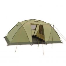 Палатка кемпінгова 4-х місна Pinguin Base Camp green, арт. PNG 1301