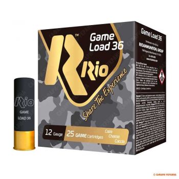 Патрон Rio Game Load-36 NEW, кал.12/70, дробь №4/0 (5 мм), навеска 36 г