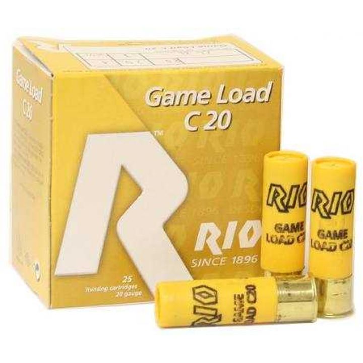 Патрон Rio Game Load C20, кал.20/70, дробь №5 (3,0 мм), навеска 28 г