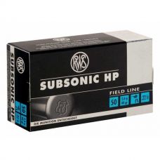 Патрон нарізний RWS Field Line Subsonic, кал.22 LR, тип кулі: SHP, вага: 40grs/2,6 г