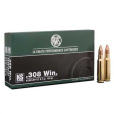 Патрон RWS, кал.308 Win, тип кулі: KS-Geschoss, вага: 9,7 g/150 grs