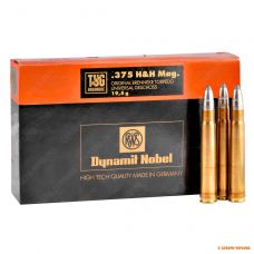 Патрон RWS, кал.375 H&H Mag, тип кулі: TUG (UNI), вага: 19,5 g/301 grs