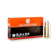 Патрон RWS, кал.9,3x62, тип кулі: EVO, вага: 18,8 g/290 grs